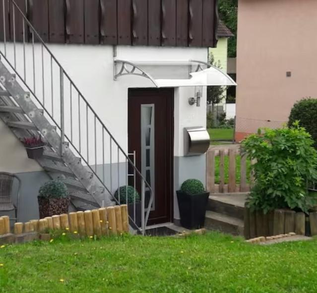 Schoene Ferienwohnung Lehrberg Exterior foto